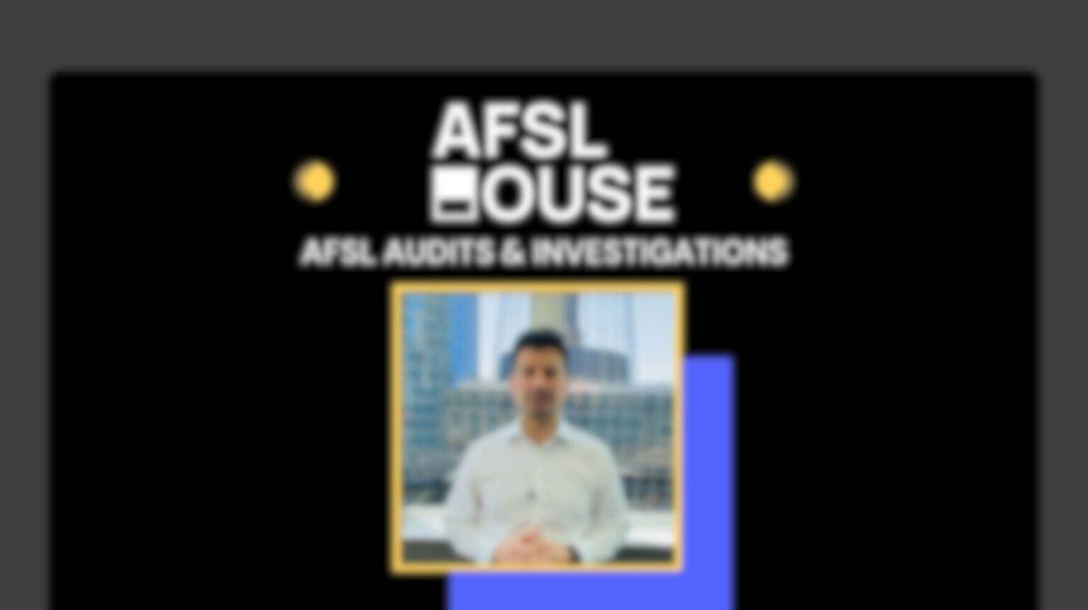 AFSL Audits Services for Financial Service Providers