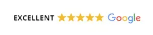 Five-star Google review: Excellent